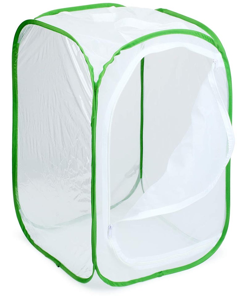 RESTCLOUD 24" Insect and Butterfly Habitat Monarch Butterfly Enclosure for Caterpillars Pop Up 24 Inches Tall Pack of 2 - Image 5